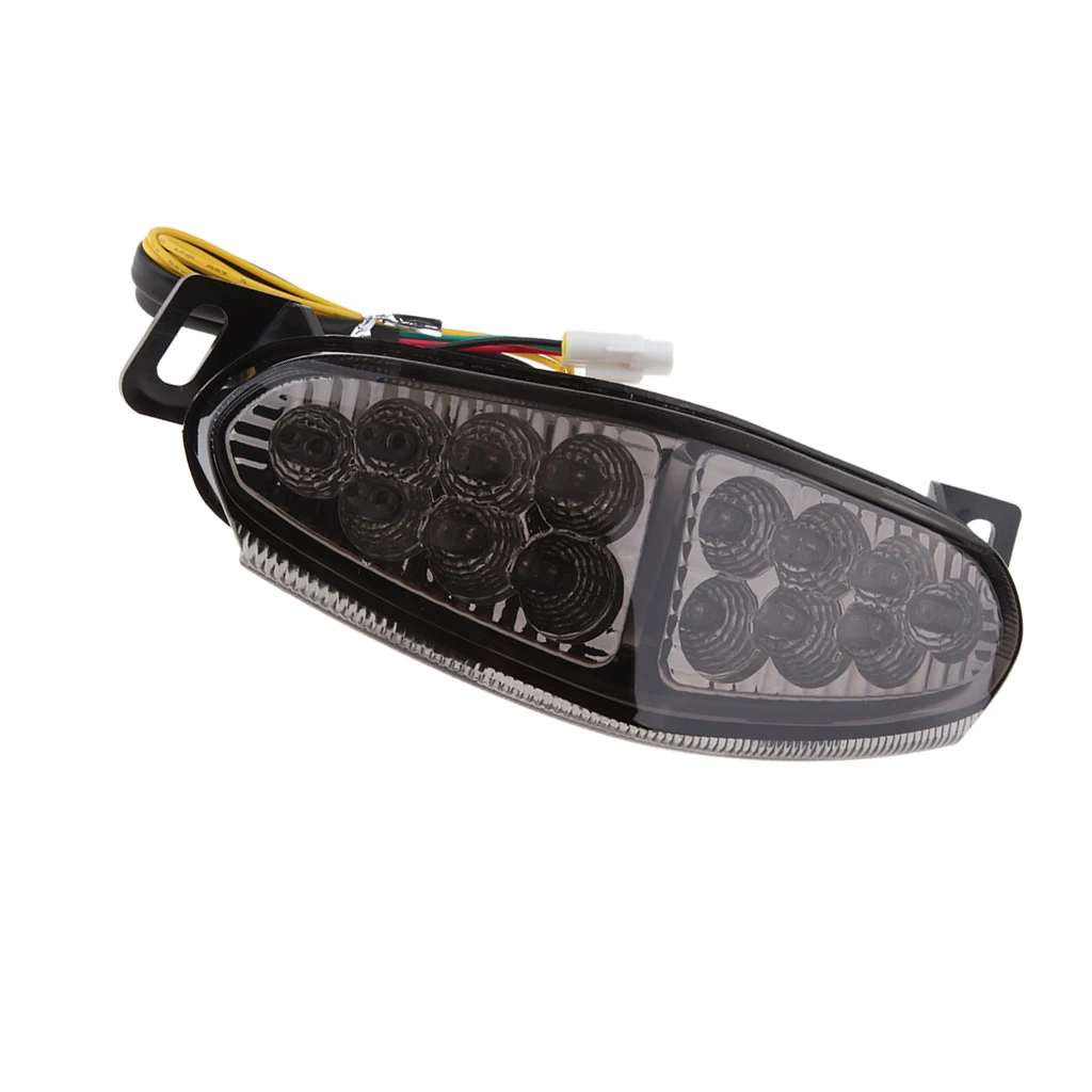 Motorcycle Integrated LED Tail Light for Kawasaki Ninja 650R/ER6N 2009-2011 LED Turn Signal Light Flashing Light Security Alarm