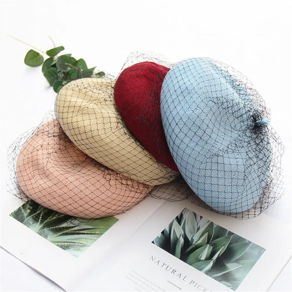 2019 woman sexy lace beach hat summer casual solid color breathable sun hat cotton seaside sports fashion beach hat girl 40J5 (17)