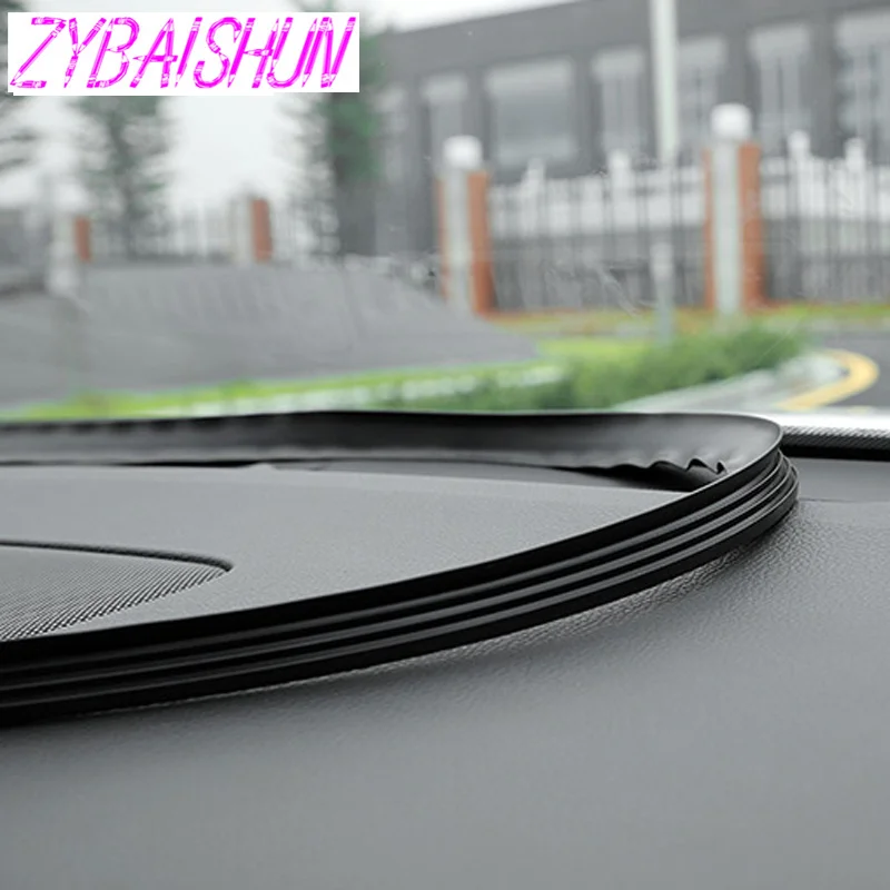 

U-shaped rubber sound insulator car windshield edge gap sticker for Jaguar Land Rover Range Rover/Evoque/Freelander/Discovery