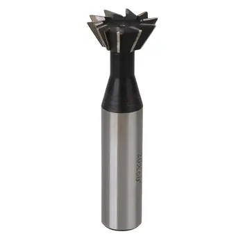 

3pcs HSS 20mm 60 Degree Straight Shank Dovetail Cutter End Mill 10 Flutes Milling Cutter CNC Bit