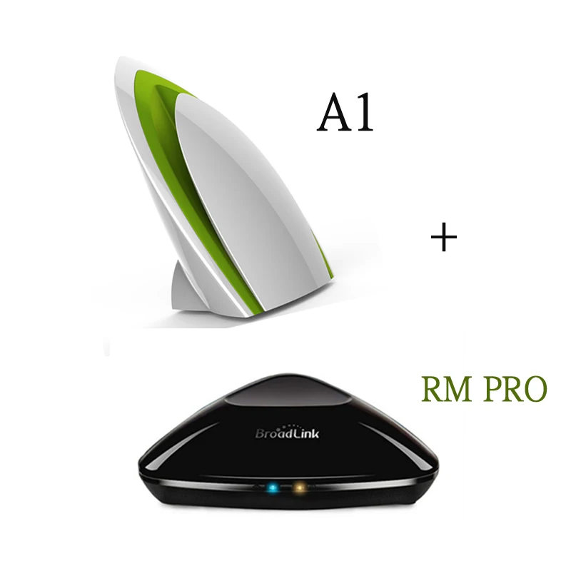  Умный Дом Системы Broadlink RM2 RM PRO Универсальный Wifi Пульт Дистанционного Управления управления ИК РФ + A1 Broadlink Датчик Качества Воздуха IOS Android 