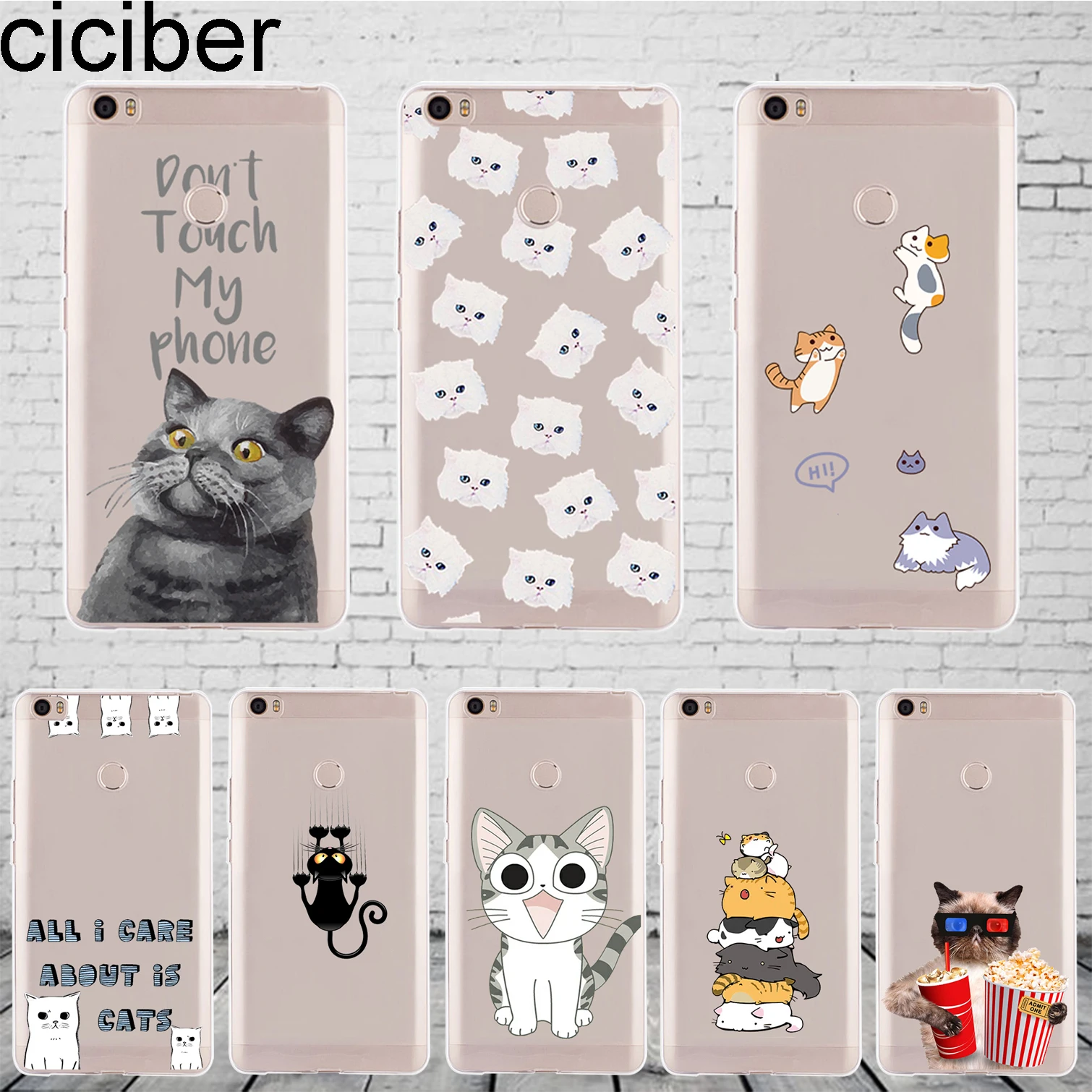 

ciciber Cute Animal Cat For Xiaomi MIX MAX 3 2 1 S Pro Harry Potter Phone Case For Xiaomi A2 A1 8 6 5 X 5C 5S Plus SE Cover TPU
