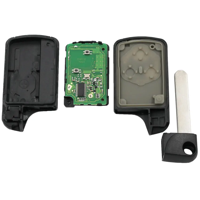 2 кнопки интеллигентая(ый) смарт дистанционные брелки для ключей 433 МГц с ID46 PCF7945 чип для Honda CR-V таможенный приходной ордер