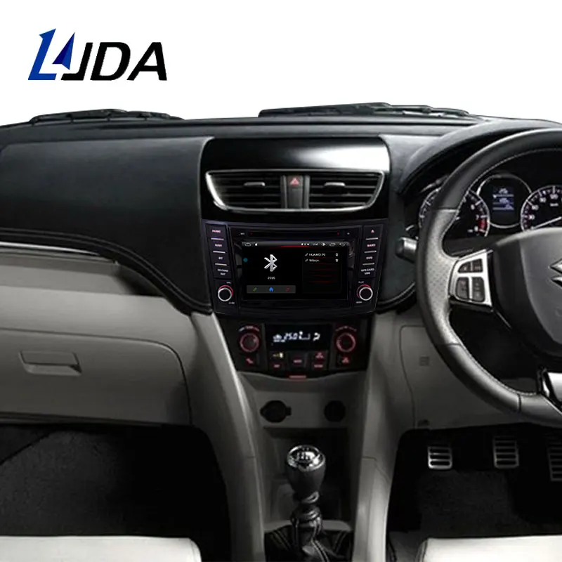 Top LJDA 2 Din Android 9.1 Car Radio For SUZUKI SWIFT 2011-2015 WIFI Car Multimedia Player Stereo GPS Navigation DVD IPS Auto Audio 5