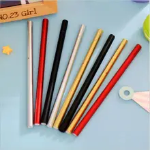 4 pcs/lot High Quality Plastic luxury four color gel pen Black ink for writing stationery gift 04080