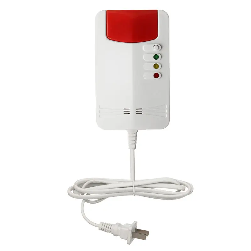 

Smart Gas Leak Detector Natural Gas Alarm Sensor Propane Butane Methane Analyzer Alarm Warning Home Security Indicator Light(U