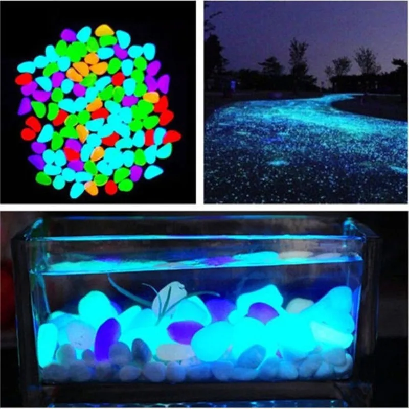 Glow in the Dark Garden Pebbles Glow Stones Rocks for Walkways Garden Path Patio Lawn Yard Decor Luminous stones 10/20Pcs glow stones