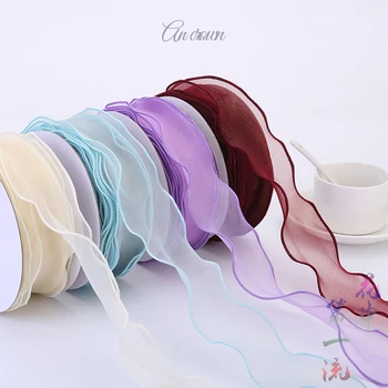 

1 Volume Satin Lace Glitter Ribbon Bow Ribbons For Crafts DIY Yarn Grosgrain Gold Silk Ribbon Sewing Accessories wstazka L-31