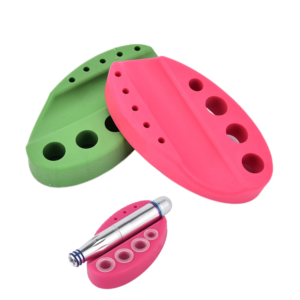 

Oval Silicone Pigment Cup Cap Rack Permanent Tattoo Cup Tattoo Machine Holder Stand Tattoo Accessories