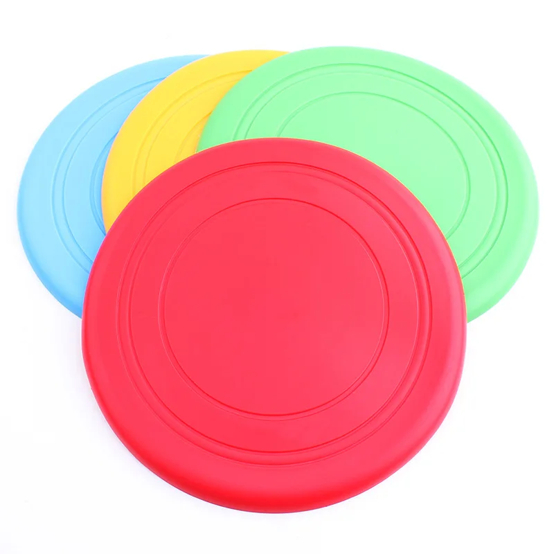 

Silicone Dog Chew Frisbee Flying Training Disc Indestructible Strong Pets Toy