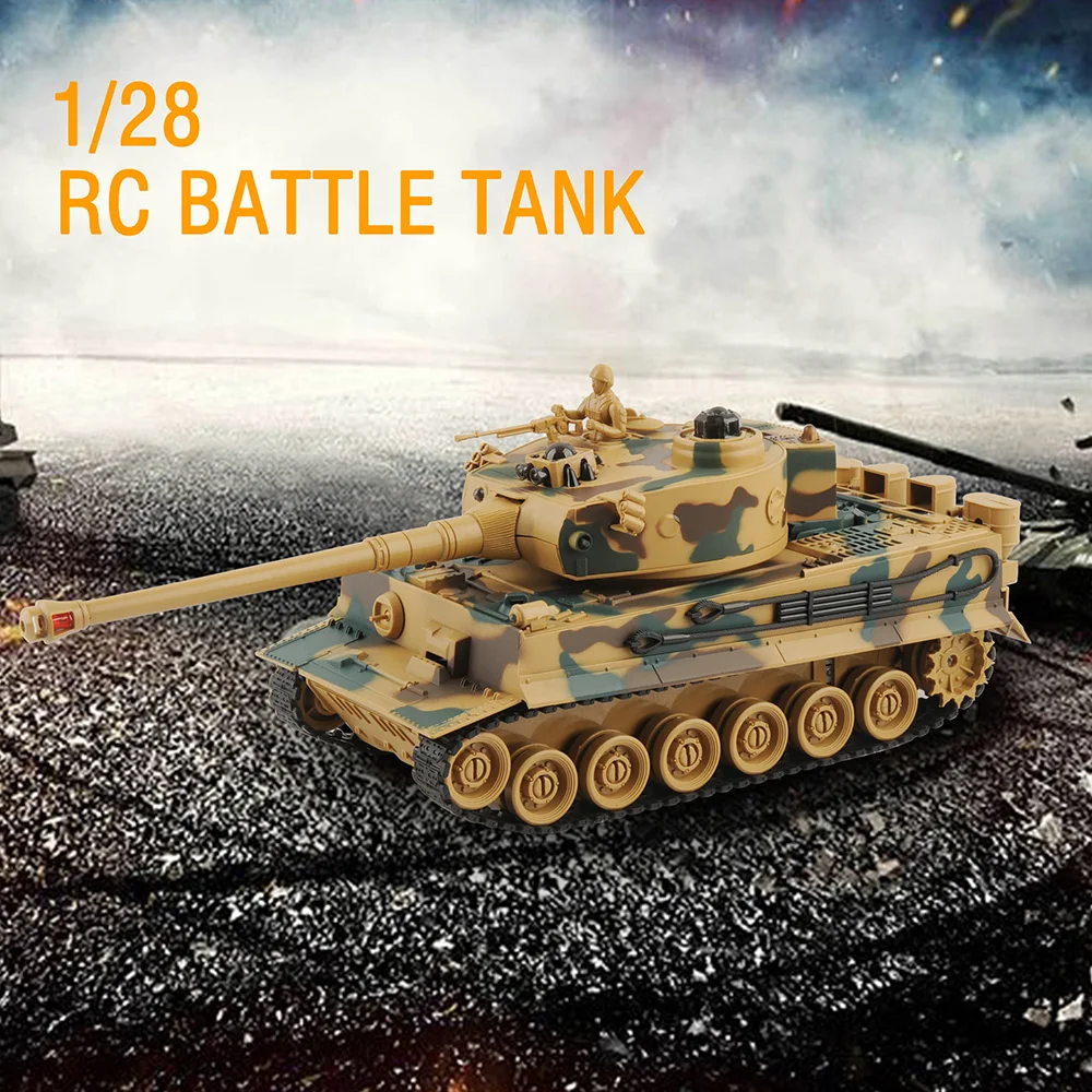 

RC Tank Germany Tiger 103 Fighting Battle Tank Remote Control Toys with Musical and Flashing for Kids toys for boys Gifts