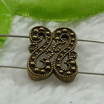 

200 pieces antique bronze nice spacers 17x14mm #1035