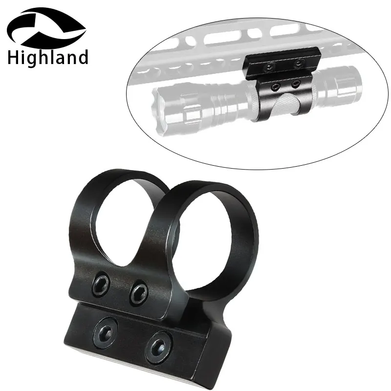 التكتيكية مضيا إزاحة الشعلة الليزر جبل 1 بوصة 25.4mm القطر خواتم برميل ل Keymod Handguard السكك الحديدية أنظمة