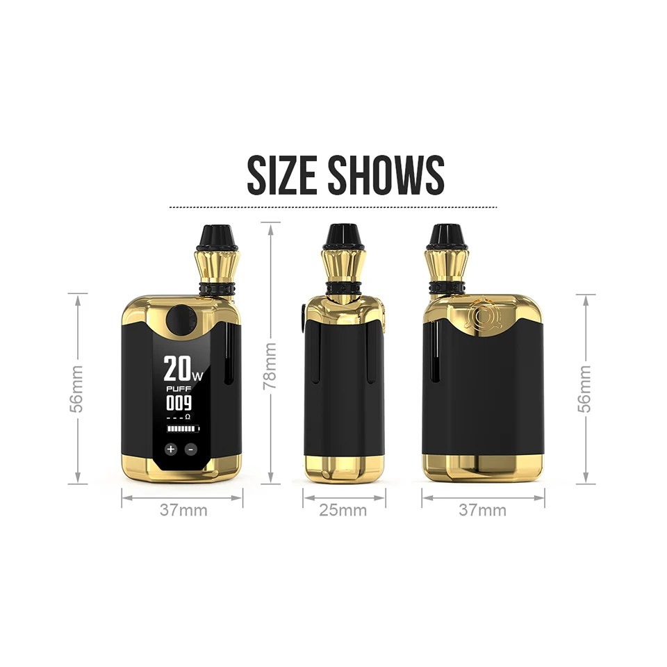 Original kangvape TH420 V vape BOX mod Kit 800mAh 1.5ohm 0.5ml Tank E-cigarette for 510 thread vaporizador kit VS Smok vaporesso (2)