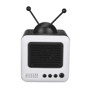 

Creative Television Shape Wireless Speaker bluetooth 4.2 Phone Desktop Holder MP3 Stereo Audio Music Player Powerful Bass