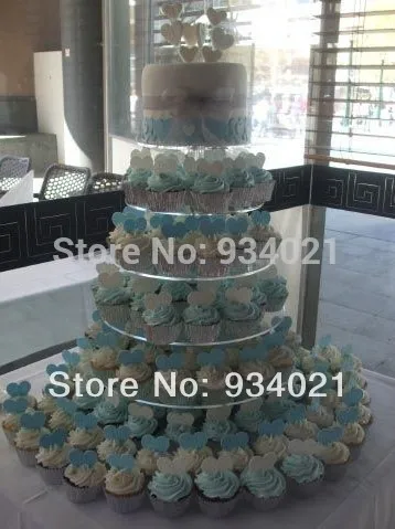 

6 Tier Acrylic Cake Stand, Cupcake Stand For Sale party decoration