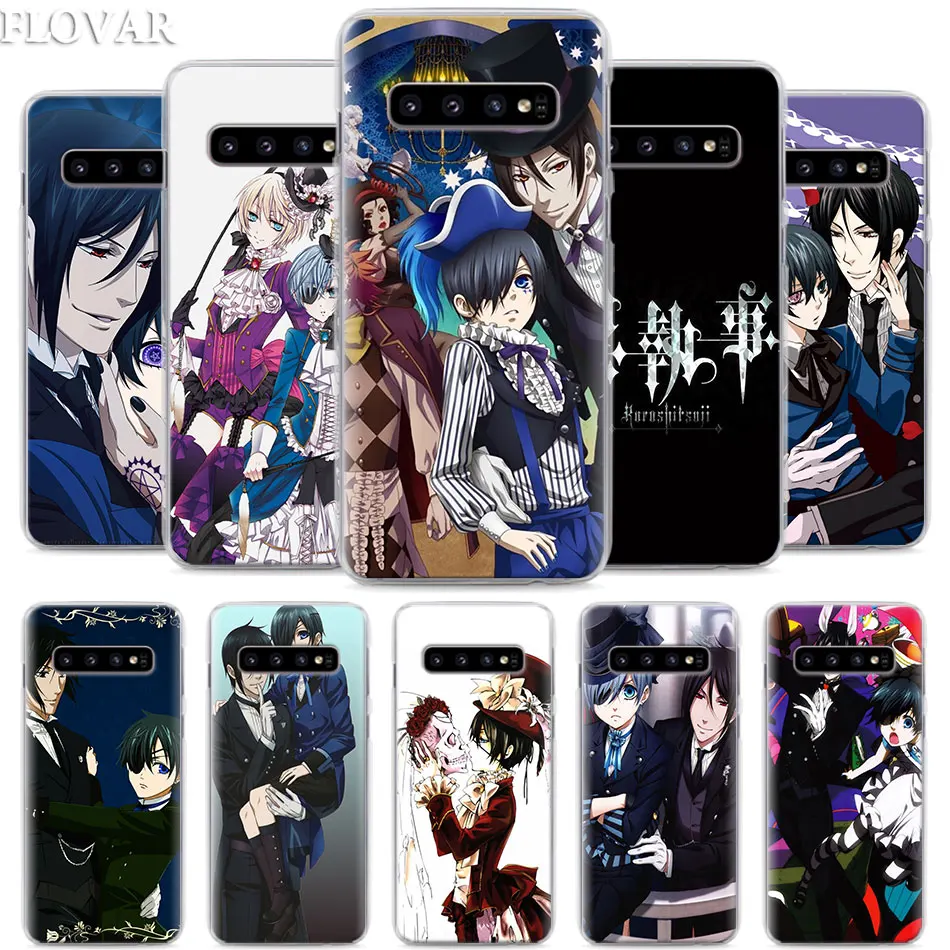 

Anime Black Butler Phone Case for Samsung Galaxy S10e S10 Plus S7 S8 S9 Plus Note 8 9 M10 M20 M30 Hard Case Coque