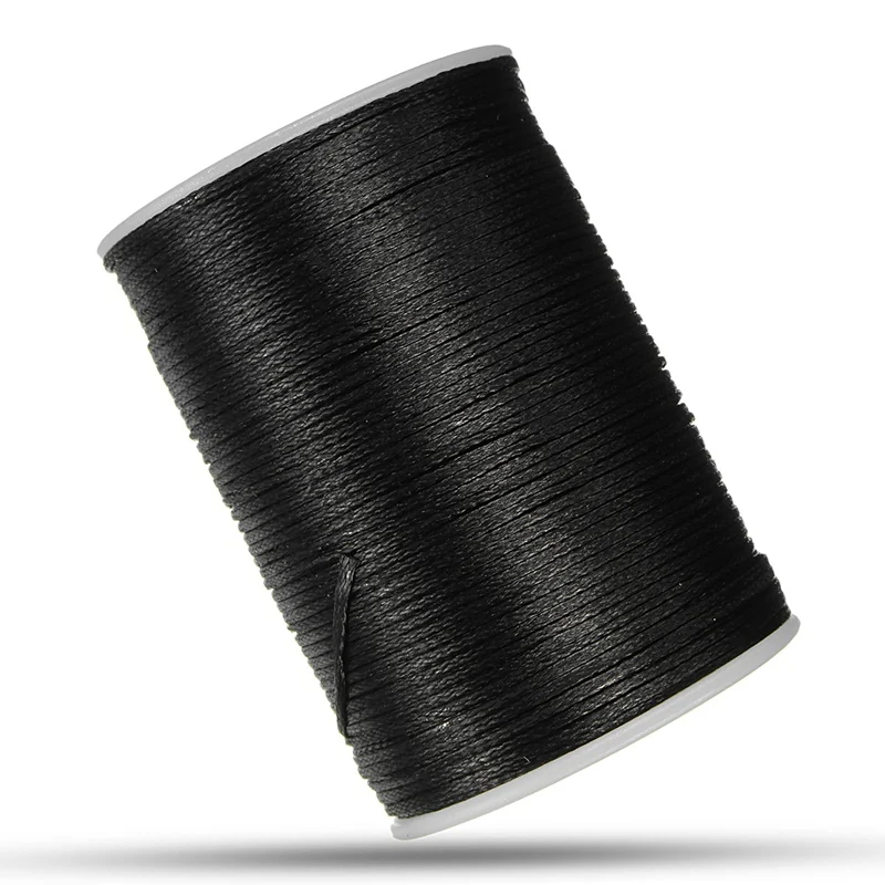 Kiwarm долговечный 1 шт. 78 м 0,8 мм кожаный вощеный шнур для DIY инструмент для рукоделия ручная полиэфирная нить многоцветная