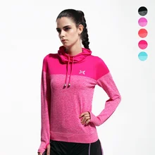 Женская спортивная рубашка быстросохнущая с высоким воротником, женские футболки, рубашки для йоги, топ для бега, фитнес-толстовки с высоким воротником, уличная футболка для джоггинга