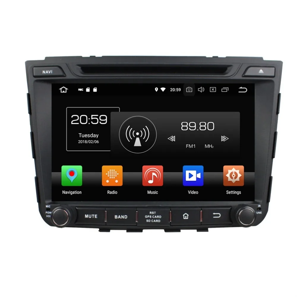 Excellent IPS Screen 4GB+32GB 8" Octa Core Android 8.0 Car DVD Player for Hyundai IX25 Creta 2014 2015 Radio GPS WIFI Bluetooth TV USB DVR 4