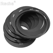 Кольцо-адаптер для камеры 9 переходное кольцо 49 мм 52 мм 55 мм 58 мм 62 мм 67 мм 72 мм 77 мм 82 мм кольцо+ держатель фильтра набор для Cokin P серии