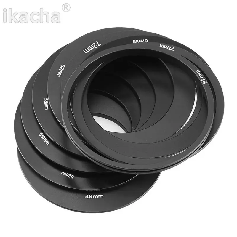 Buy Camera Ring Adapter 9 Adapter Ring 49mm 52mm 55mm 58mm 62mm 67mm 72mm 77mm