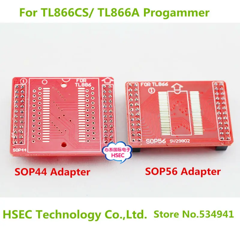 Простой адаптер SOP44 + простой SOP56/PSOP44 SOP56 socket forTL866A TL886CS TL866II PLUSprogrammer 2 шт./лот|adapters for