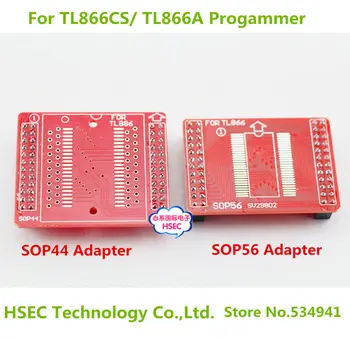 

SOP44 simple Adapter+SOP56 simple adapter/ PSOP44+ PSOP56 socket forTL866A TL886CS TL866II PLUSprogrammer 2pcs/lot