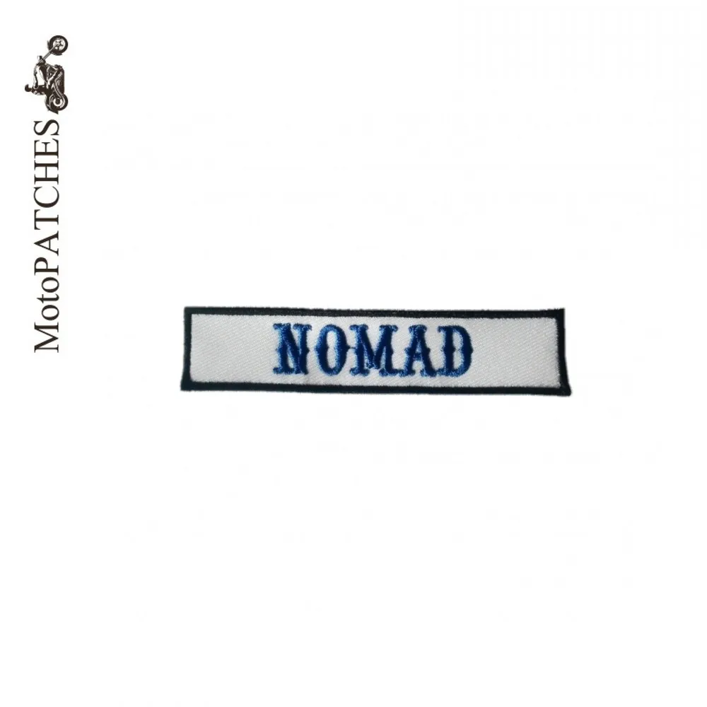 Nomad Biker Patch Custom Embroidered Patches For Jackets And
