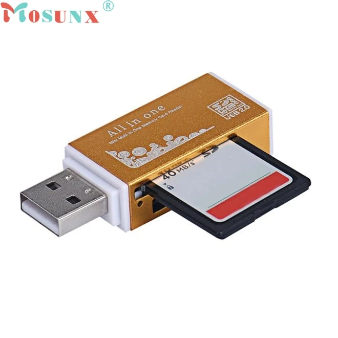 Mosunx заводская цена USB 2.0 все в 1 Multi чтения карт памяти 0217 Прямая