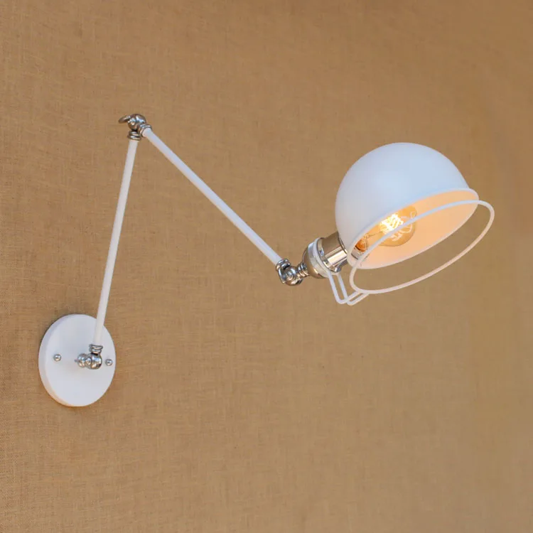 

Rustic Retro Loft Vintage Wall Lamp Industrial With Adjustable long Arm Wall Light Wall Sconce Apliques LED Murales Arandela