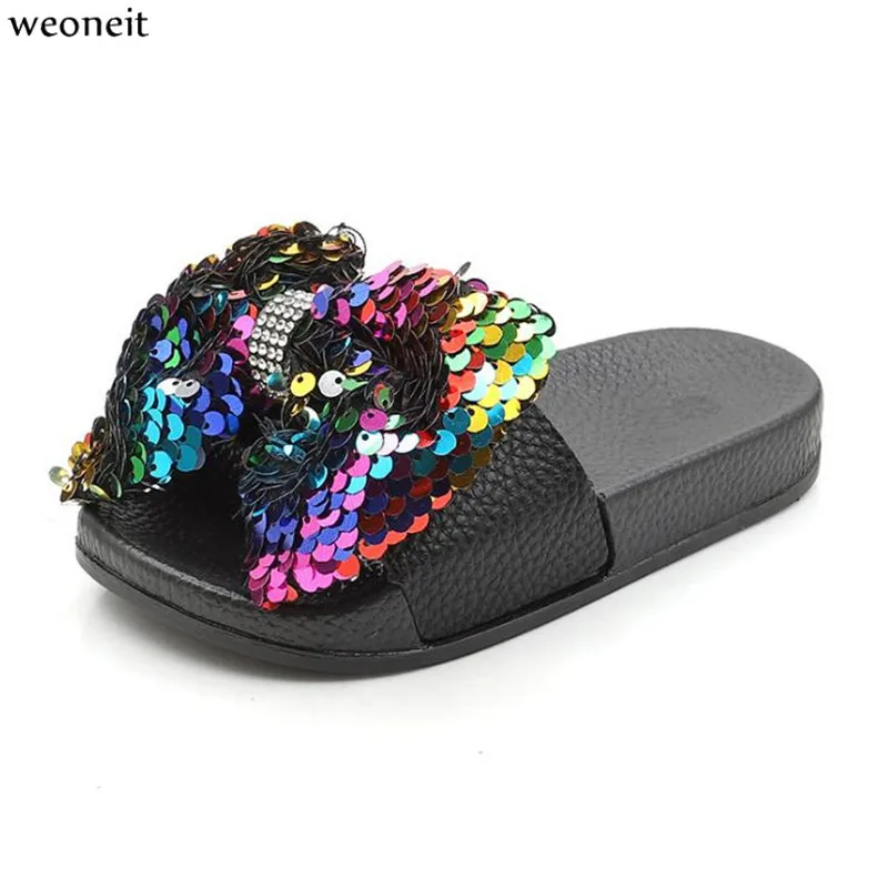 

Weoneit Summer New Children's Outdoor Beach Sandals Kids Girls Summer Slippers Baby Funny Shoes Toddler Indoor Home Flip Flops