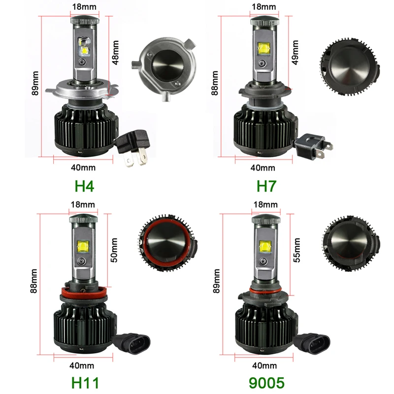 Hlxg V16 турбо светодиодный рабочий свет 3600lm H4 hi/lo H7 H11 9005 9006 HB4 HB3 все в одном