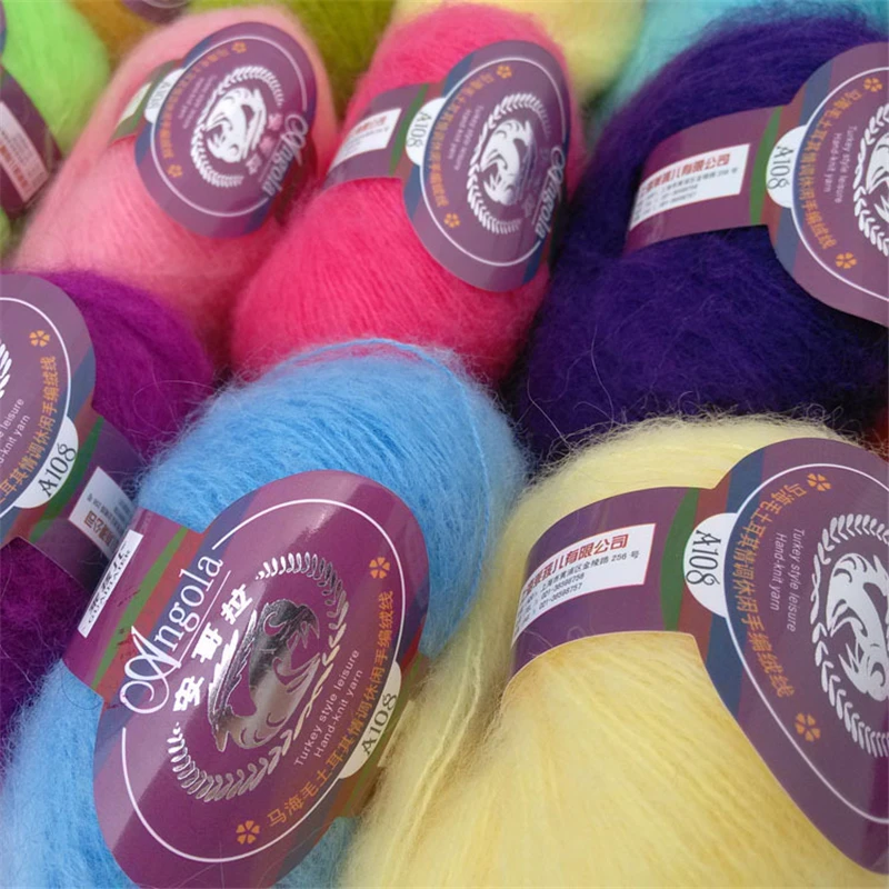 Buy 250g 10 Balls Natural Mohair Cashmere Yarn for