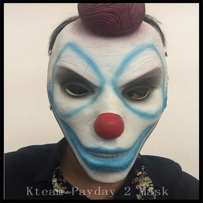 

Payday 2 Masks Dallas America Cosplay Masque Halloween Party Carnival Masks Resin Funny Scary Clown Masks Home Decor Collections