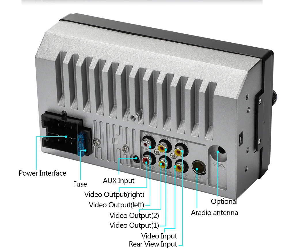 Обновление 7010B 2 din автомагнитола " плеер MP5 сенсорный экран Bluetooth мультимедийное зеркало Android Авторадио автомобильный резервный монитор камеры