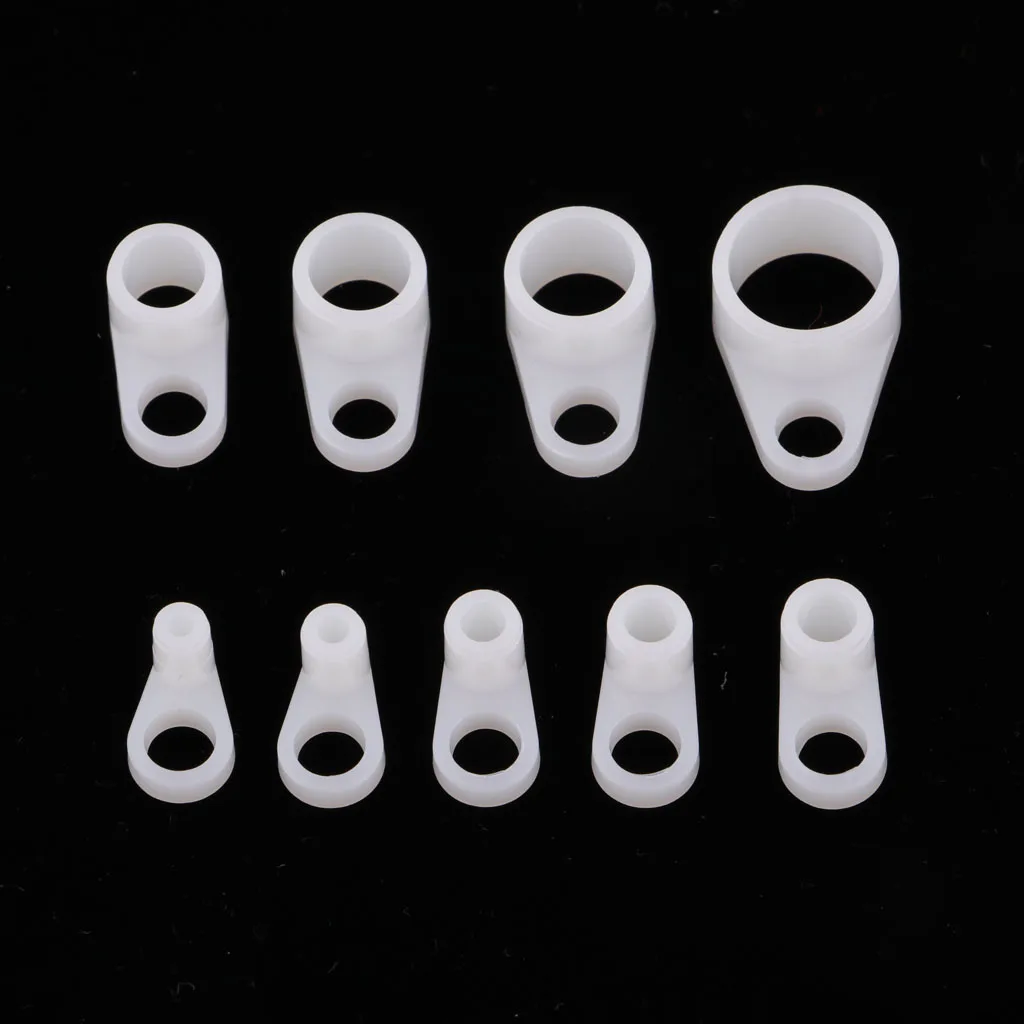 MagiDeal 9 pcs New Replacement Fishing Rod Guides ABS Plastic Eye Ring DIY Accessories for Rod Building Repair Fishing Tools