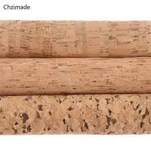 Chzimade 21x29cm A4 corcho suave PU tela de alta calidad grano de madera sintético Material DIY para bolsos cinturones prendas