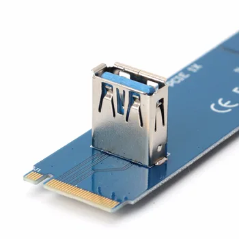 

New NGFF M.2 To USB 3.0 Transfer PCI-E Riser Card Adapter For Bitcoin Litecoin Mining