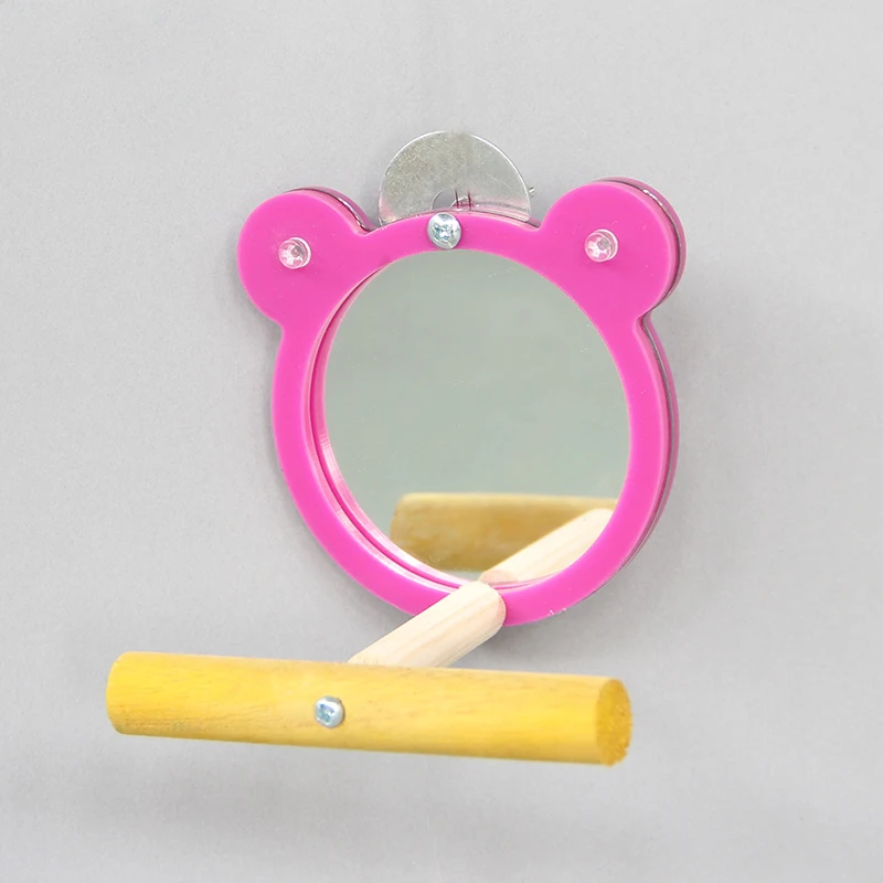 Buy Funny Wooden Bird Toy Mirror Fun Toys For Parrots