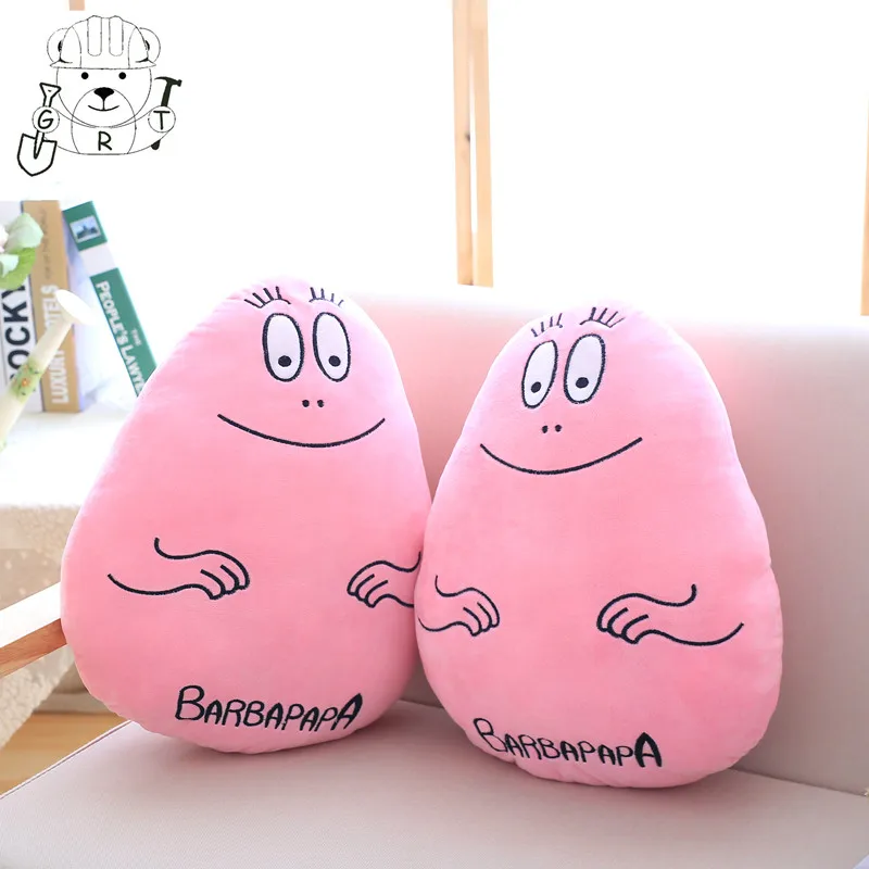 1 шт. 45 см мультфильм рисунок Barbapapa плюшевые подушки мягкие плюшевые игрушки малыша Плюшевые игрушки для детей диванную подушку домой декор