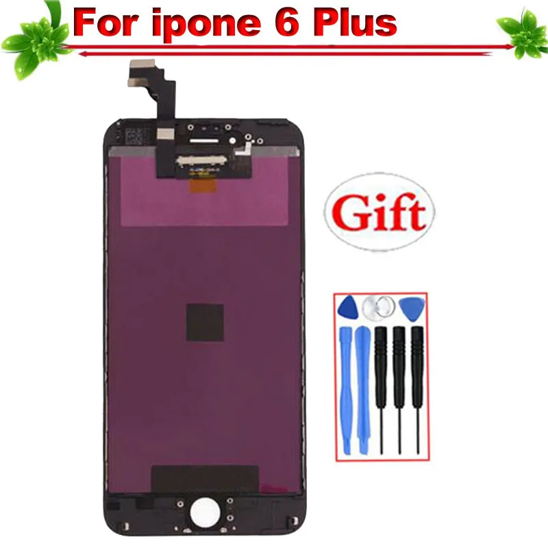 

A Quality LCD for iPhone 6 Plus Display Touch Screen Digitizer Assembly Replacement for iPhone 6 Plus Lcd Display No Dead Pixel
