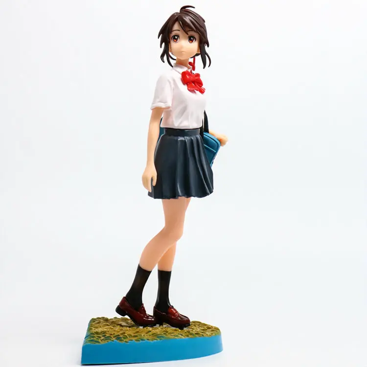 Японское аниме ваше имя ПВХ фигурка игрушки Tachibana Taki Miyamizu Mitsuha школьная форма