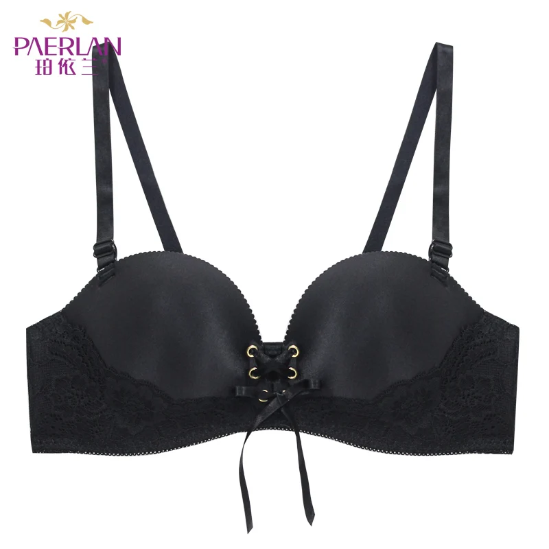 

PAERLAN 2019 new summer ladies sexy adjustable shoulder strap bra seamless bra push deep V underwear