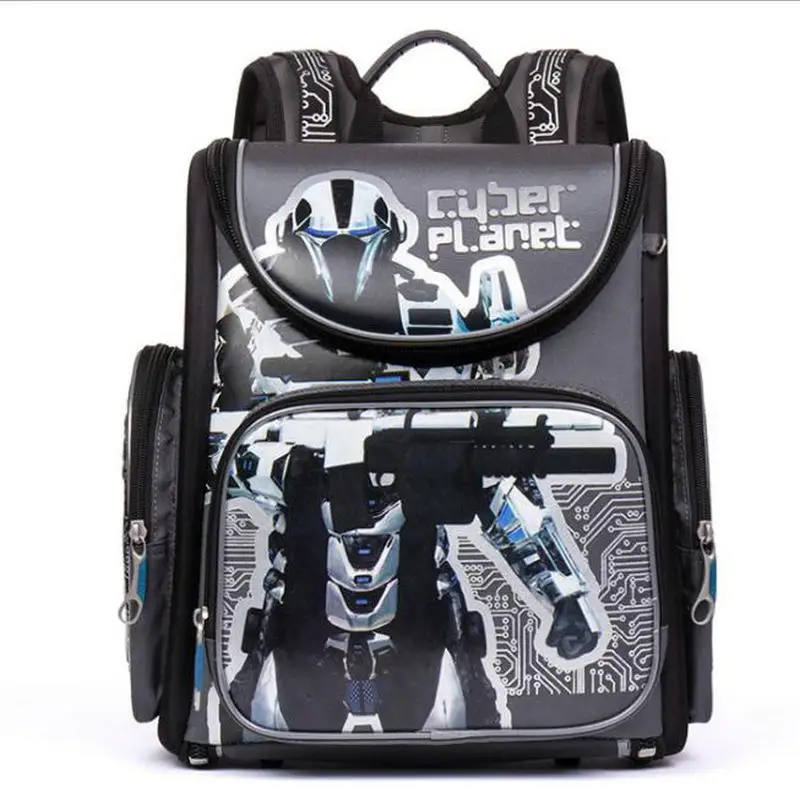 

NEW 2016 Cartoon Red Racing School Bag Boys Orthopedic Backpack Children Satchel Elementary School Backpack for Boys Grade 1-4