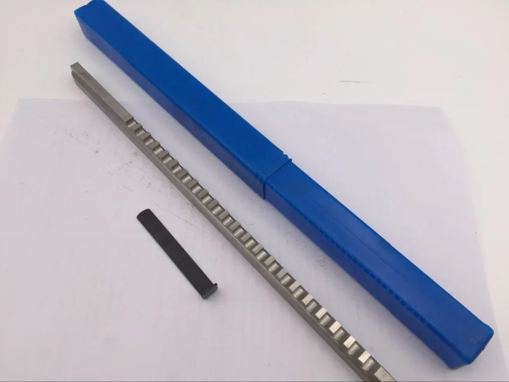 

7/8 inch F Push-Type Keyway Broach with Shims Inch Push Knife HSS CNC Keyway Cutting Tools for CNC Router