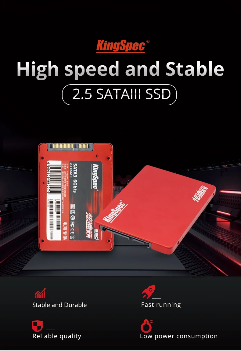 KingSpec SATAIII HD SSD 480GB Disco Duro Solido HDD 2,5 дюймов SATA SSD жесткий диск для компьютера ноутбука HD ноутбуков настольных компьютеров