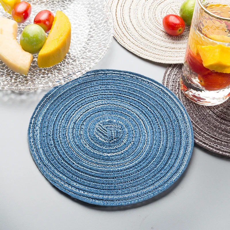 JueQi 1pcs Placemats PVC Placemat Bar Mat Plate Mat Table Mat Set Kitchen Hot Pads