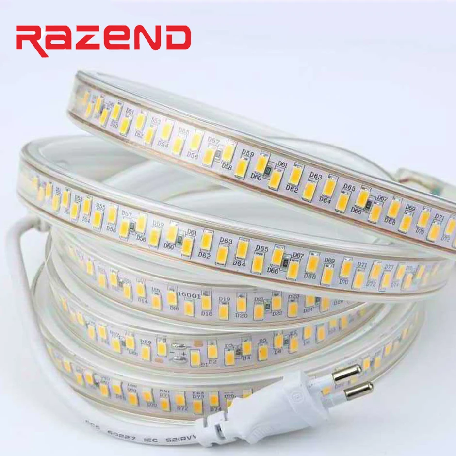 Светодиодная водонепроницаемая лента SMD 180 5730 светодиодный 5630 в 220 м 50 10 20 м|led strip