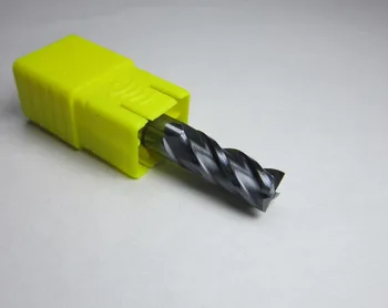 

wholesale 5PCS HRC55 Diameter 8MM Flat 4 flutes CNC machine Tungsten Carbide end mills endmills milling cutter for hard steel